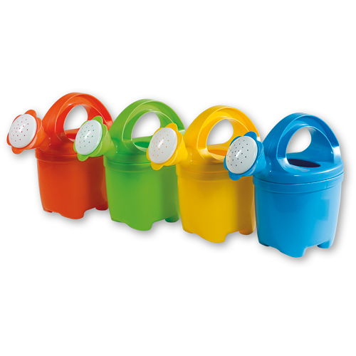 2 Annaffiatoi Da 5 Litri In Plastica - Con Doccetta E Manico, Per Giardino E Piante, Colorati